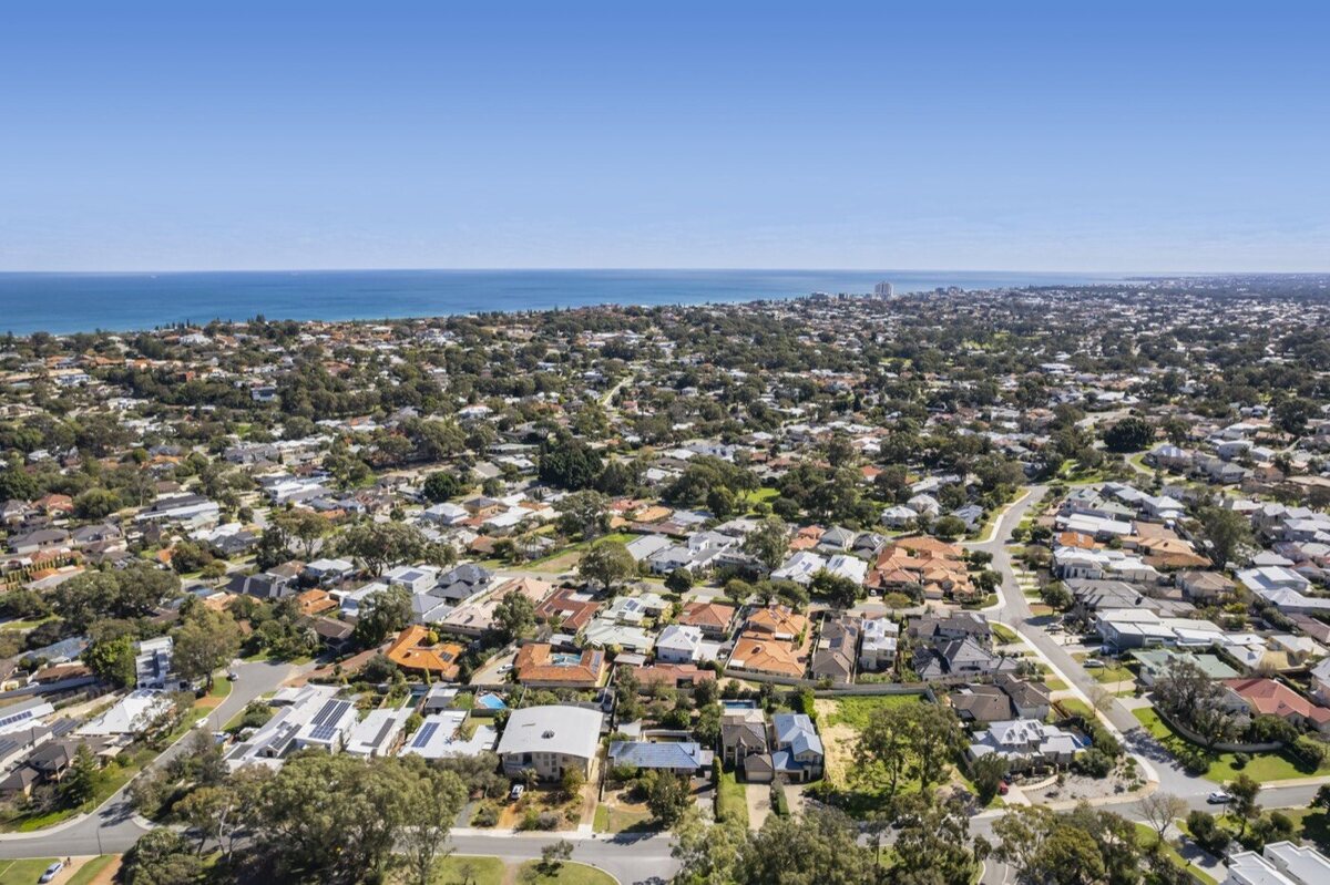 Established home on a leafy Wembley Downs street